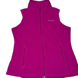 Columbia Omni-heat Women Fleece Vest sz Large